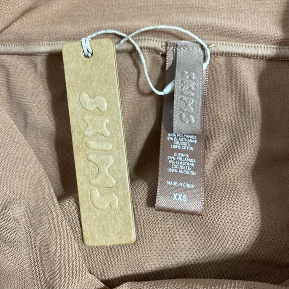 SKIMS Fits Everybody Cheeky Brief Panty Panties Women's XXS 2XS Sienna Brown NEW - Picture 9 of 10